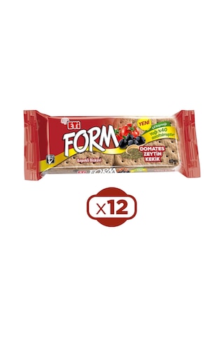 Eti Form Domatesli Zeytinli Ve Kekikli Bisküvi 40 G X 12 Adet