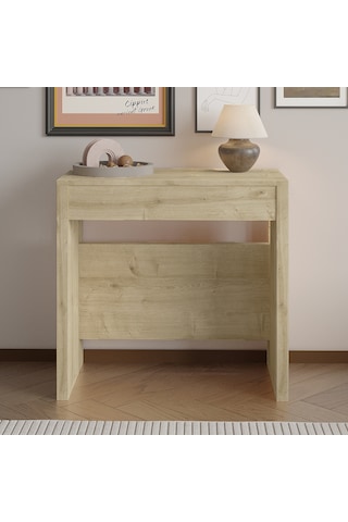 İnarch Dizayn Nivo Modüler Açılır Yemek Masası Modern Dresuar & Çok Amaçlı Masa,kapalı 44 Cm - Açık 116 Cm Safirmeşe