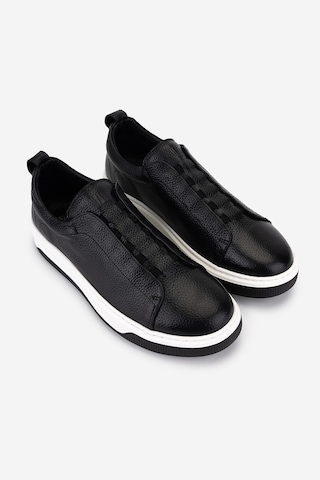 Valmenti Erkek Hakiki Deri Siyah Floter Sneakers & Spor Ayakkabı 1212 2505 Erk Ayk Y26 Sıyah Fltr