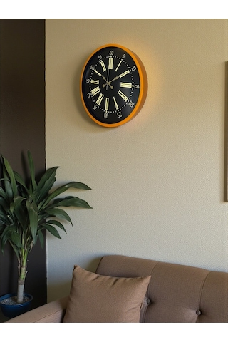 Mcg 36 Cm Turuncu Dekoratif Duvar Saati Çok Renkli 99316035