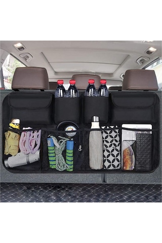 Araç Araba Oto Bagaj Düzenleyici Organizer Çanta Çok Gözlü Sepet