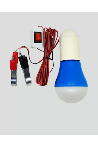 12v Led Ampul Timsah Kıskaçlı Taşınabilir Aydınlatma - Mh-hs5015-5208