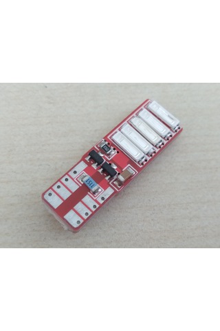 T10 Dipsiz Led Ampul 4adet Canbus Mavi 12v T10 Park, Sinyal, Plaka Ampulu