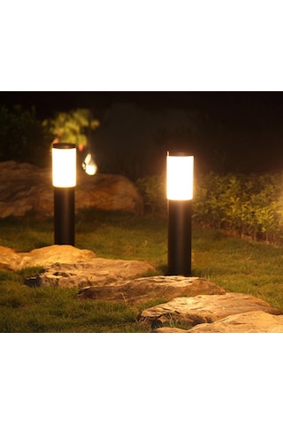 Cata Ct-7013 Bahçe Duvar Aydınlatma E27 Duylu Beyaz - Siyah