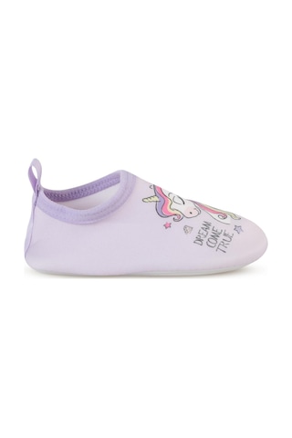 Civil Girls Unicorn Baskılı Tabanlı 20-24 Numara Deniz Ayakkabısı - Lila