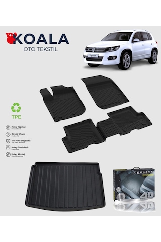 Volkswagen Tiguan 2008-2015 Sahler Paspas + Bagaj Havuz Seti