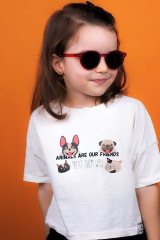 Yeni Unisex 3-9 Yaş Polarize Kırmızı Çocuk Güneş Gözlüğü Kırmızı