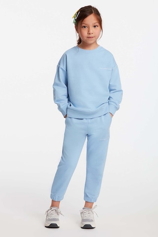 Grımelange Jabor Kız Çocuk Nakışlı Bisiklet Yaka Comfort Mavi Eşofman Takımı Mavi