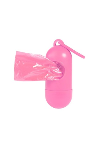 Bamm Bamm Çanta Boy Kirli Bebek Bezi Çöp Poşeti ve Taşıma Çantası (Pembe)