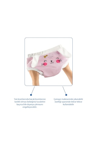Babyjem Soft Alıştırma Külodu Pembe 3 Yaş