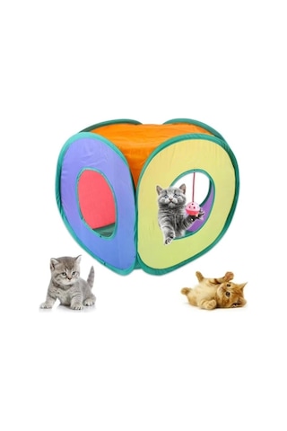 Oyuncak Toplu Kedi Oyun Tüneli
