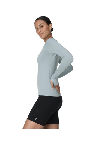 Sweaty Betty Sweaty Betty Athlete Seamless Long Sleeve Kadın Mavi Tank Top 5525