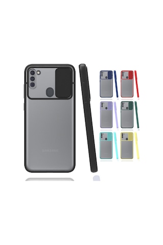 Samsung Uyumlu Galaxy A11 Kilif Palm Kamera Koruma Kapakli Silikon 474024501