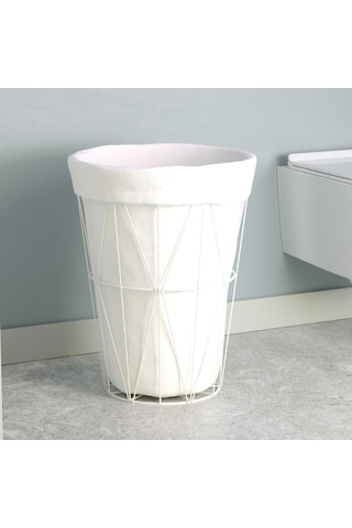 TEKNOTEL BEZLİ 2 ADET ORGANİZER SEPET BEYAZ MG012