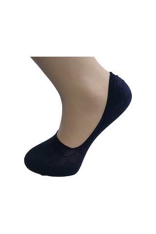 Design Erkek Bambu Babet Çorap - Siyah
