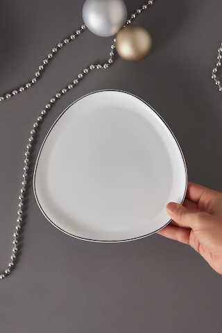 Karaca Agata Opal Cam Pasta Tabağı 20 Cm