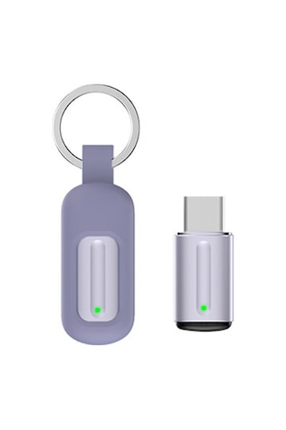 Moveevo Type-c Entegreli Mobil Ev Aletleri Kumandası - Kızılötesi Teknolojiyle Klima, Tv, Projeksiyon Ve Daha Fazlası - Mor Renk, 8-12m Mesafe