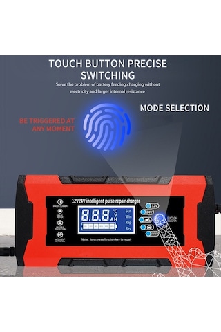 Novahub 12v/24v Akıllı Şarj Cihazı - 180w Agm Pil Onarımı İçin Otomobil Ve Motosiklet Bataryaları