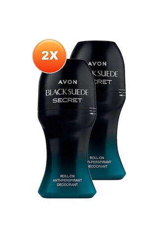 Avon Black Suede Secret Erkek Roll-On Deodorant 2 x 50 ML