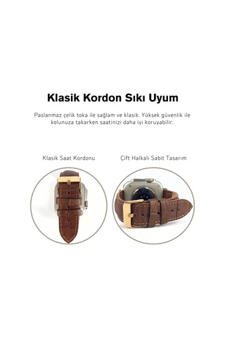 Dxl El Yapımı Hakiki Deri Kutulu İos Watch Uyumlu Kordon 38mm 40mm 41mm Uyumlu Watch Ultra Kayış
