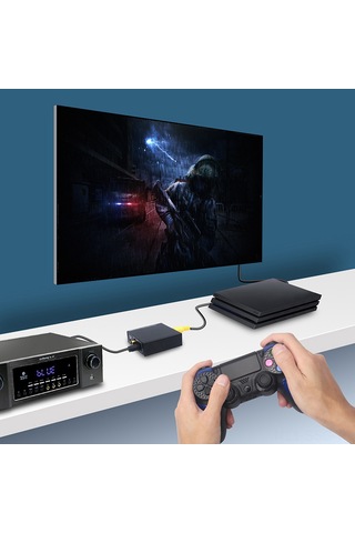 Springsun Aımos Ct02 Metal Ses Dönüştürücü - Koaksiyel Ve Optik Fiber Arası Çift Yönlü, Pcm2.0/dts/dolby-ac3 Desteği, 25mbps Aktarım Hızı