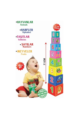2137 Diytoy Eğitici Denge Kule  Oyunu
