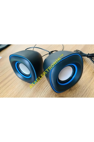 Bilgisayar Hoparlörü Notebook/laptop Speaker Ses Sistemi 1.1 Usb Kablolu Aux Sku: Smgstk4d0274308f