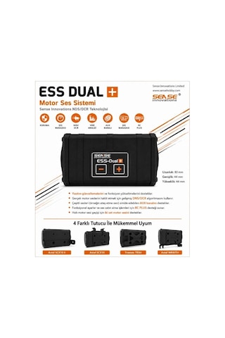 Ess Dual+ Çift Motor Ses Simülatörü Rc Araçlar İçin Gerçekçi Motor Sesleri