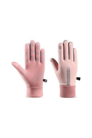 Sımıcg Kışlık Kadın Termal Eldiven - Pale Pınk Pembe