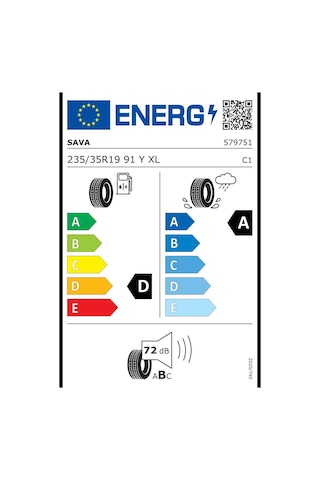 Sava 235/35 R19 91Y Intensa Uhp 2 Xl Fp Yaz Lastiği 2024