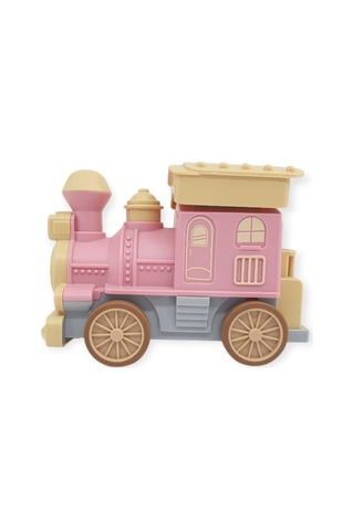 Oyuncak Tren Işıklı Sesli Bas Gitsin 14cm - Pembe - 8068a