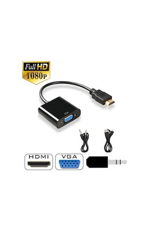 Ps3 - Xbox Uyumlu Hdmı Vga Dönüştürücü %100 Çalışır