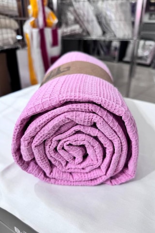 Çeyiz Diyarı Çift Kişilik Yazlık Pamuklu Tek Pike Pembe Pembe