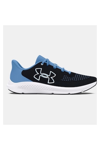 Under Armour Ua Charged Pursuit 3 Big Logo Kadın Koşu Ayakkabısı 3026523-004 Siyah