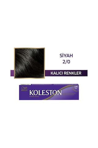 Koleston Single Tüp Saç Boyası 2/0 Siyah