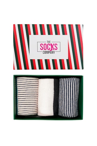 The Socks Company 3'lü Desenli Kadın Çorap Set 23kdcr180p Çok Renkli