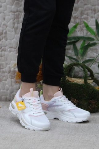 Lumberjack Null Beyaz Rahat Esnek Sneaker Kadın Spor Ayakkabı 001