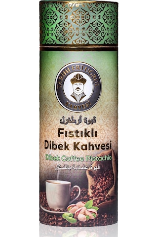 Tarihi Ertuğrul Kahvesi Fıstıklı Dibek Kahvesi Silindir Kutu 1 KG Tarihi Ertuğrul Kahvesi Fıstıklı Dibek Kahvesi Silindir Kutu 1 KG