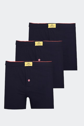 Slazenger He 3 Lü Set Erkek Lacivert Boxer Lacivert