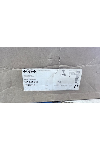 George Fıscher 161 624 012 Diyafram Vana D20dn15