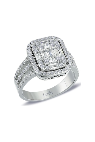 Lova 1,07 Karat Baget Pırlanta Yüzük - 1030248