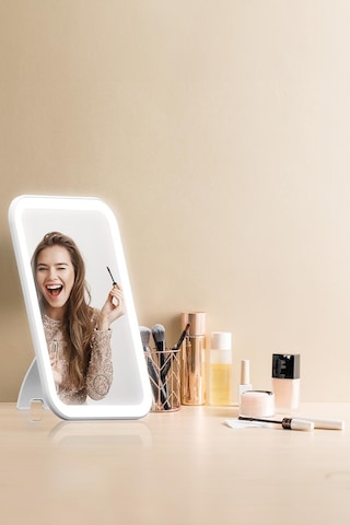 Polosmart Pbs510 Şarjlı Led Işıklı Makyaj Aynası Beyaz