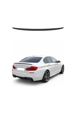 Bmw 5 F10 2010-2016 Arası Uyumlu Araca Özel Bagaj Spoileri Piano Siyah 1 Parça