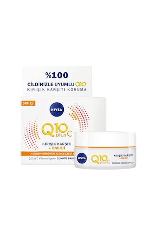Nivea Q10 Plus C Kırışık Karşıtı + Enerji Gündüz Bakım Kremi 50 ML