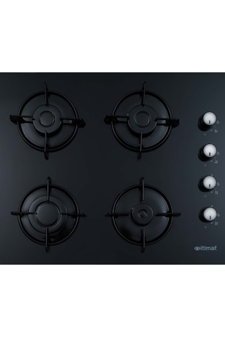 İtimat 1531 - 6021 2'li Ankastre Cam Büyü Set Siyah