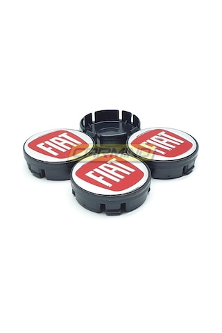 Fiat Kırmızı Jant Göbek Arması 55-58Mm