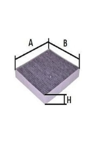 Ford Fiesta V 2002 - Fusion 2002 Polen Filtre Karbonlu