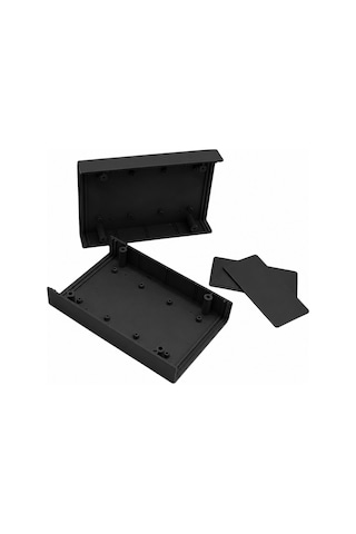 Plastik Elektronik Proje Kutusu 150mm X 100mm X 50mm Siyah Devre Prototip Güç Kaynağı