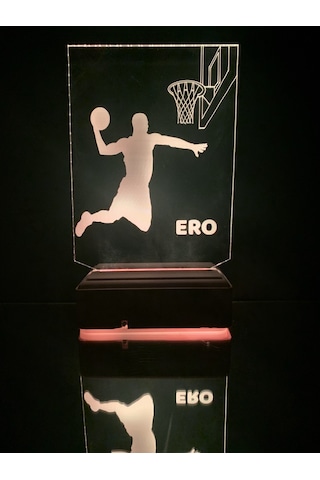 Kişiye Özel Basketbol Masaüstü 3D Led Lamba