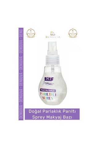 Kozmetik Işıltılı Aydınlık Pürüzsüz Canlı Görünüm Doğal Parlaklık Parıltılı Sprey Makyaj Bazı